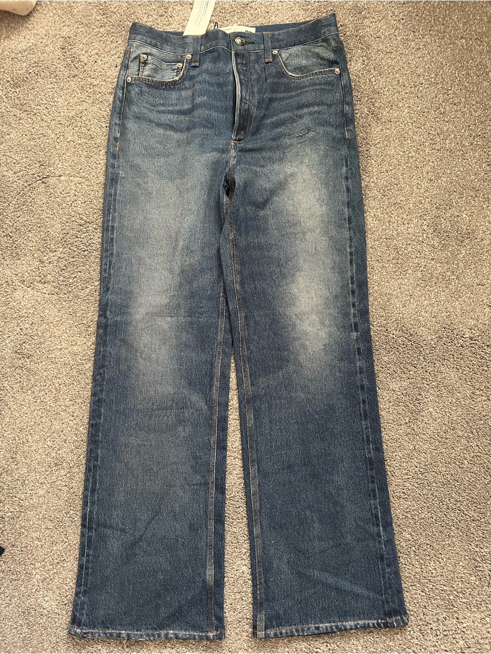 Rag & Bone Miramar shea high rise ankle relaxed straight pants NWT